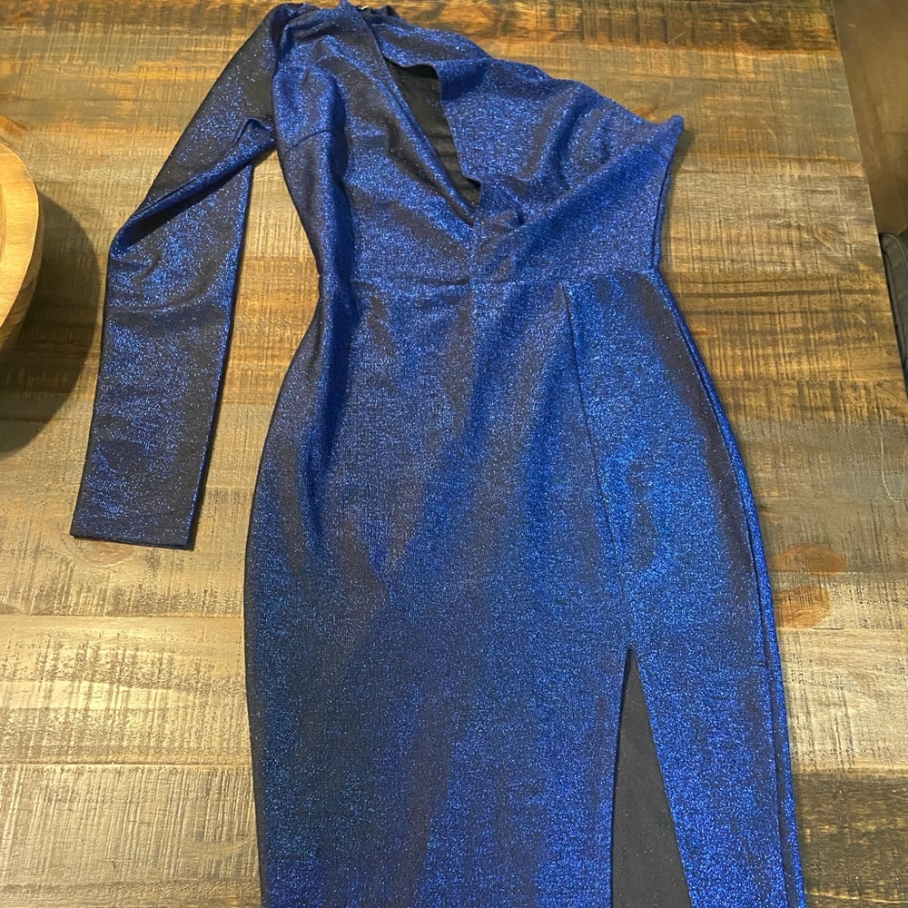 Blue formal dress
